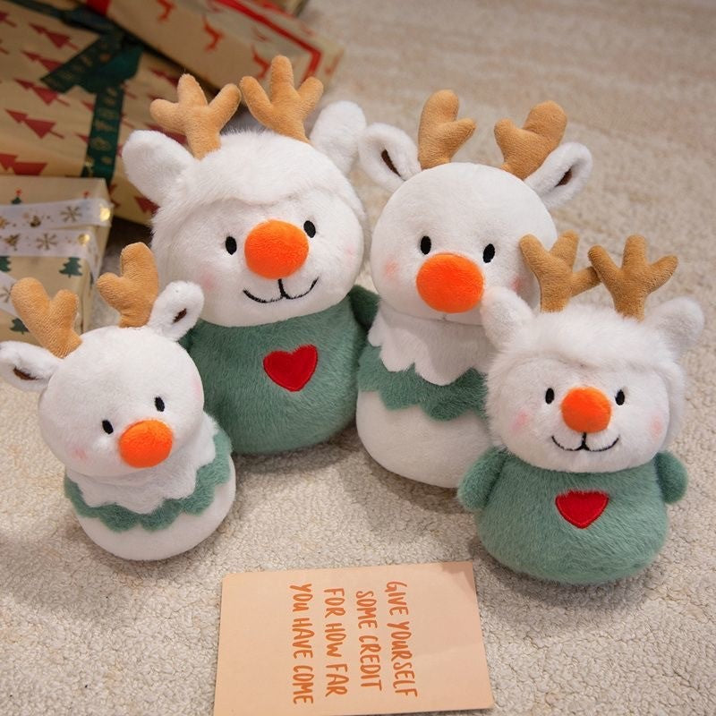 Christmas Cute Reindeer and Tree Plush