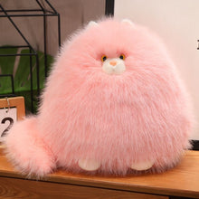 Cute Fluffy Cat Plush Pillow