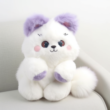 cute white fox stuffed animal PlushThis