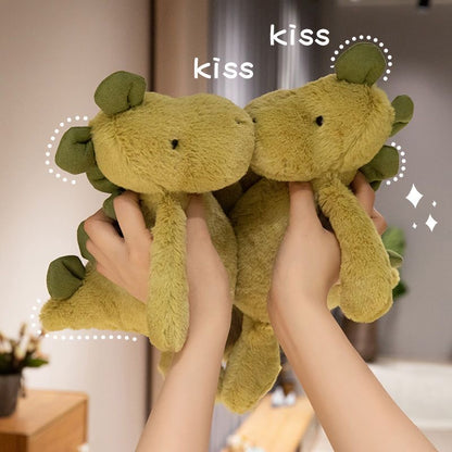 Cute Green Dinosaur Plush