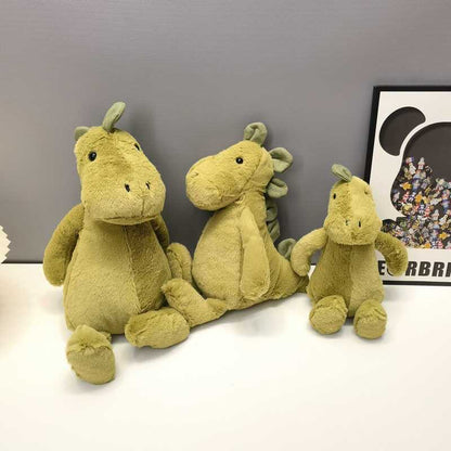 Cute Green Dinosaur Plush