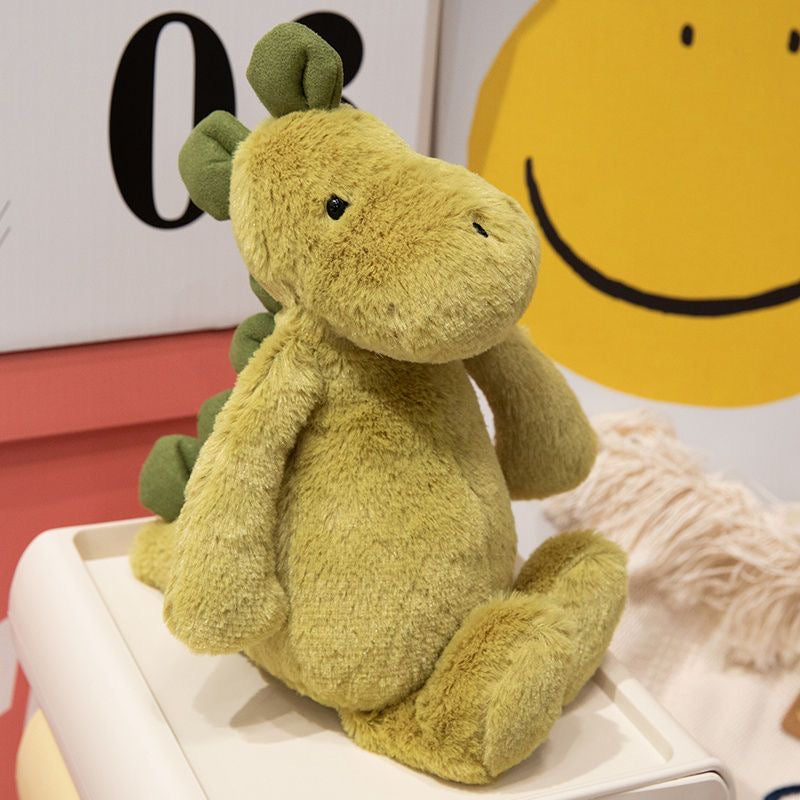 Cute Green Dinosaur Plush
