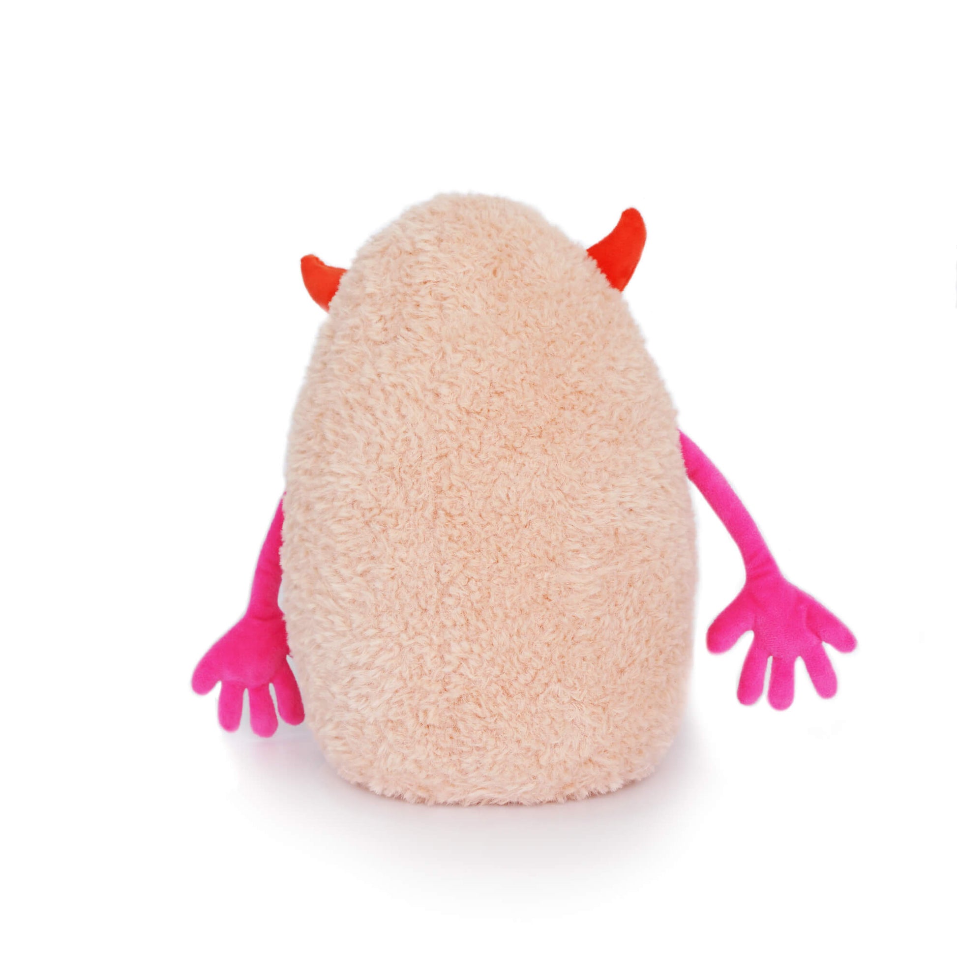 Pink Plush Monster Backside