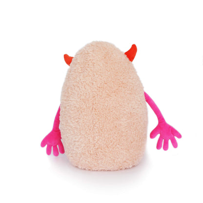 Pink Plush Monster Backside