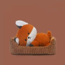 Cute Sleeping Stuffed Animals in Beds
