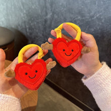 Cute Mini Heart Plush Keychain