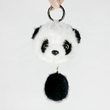 Cute Panda Pull-Action Keychain