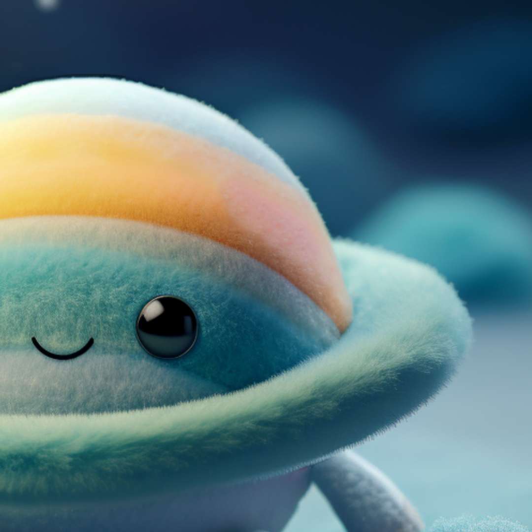 Saturn Planet plush cute