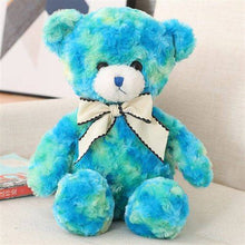 Tie-dye Pink and Blue Bear Stuffed Animal