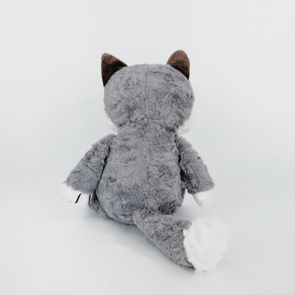 Cute Grey Wolf Stuffed Animal