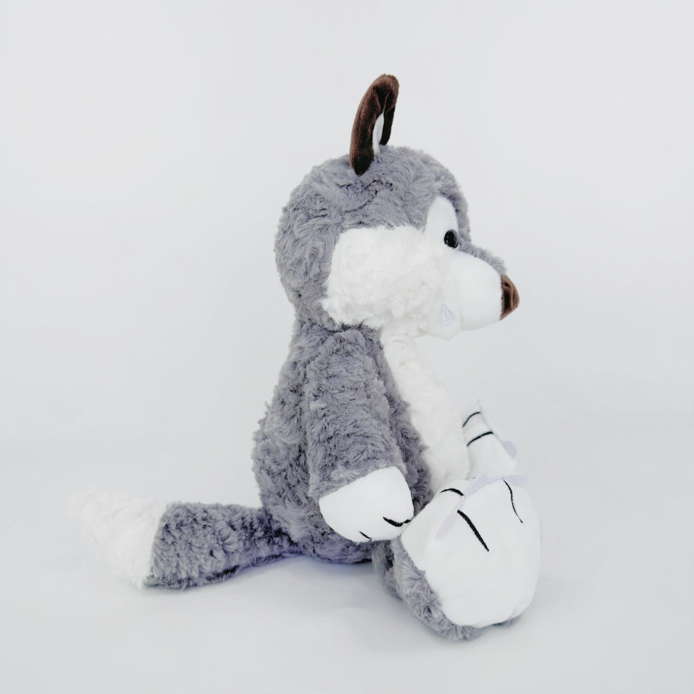 Cute Grey Wolf Stuffed Animal