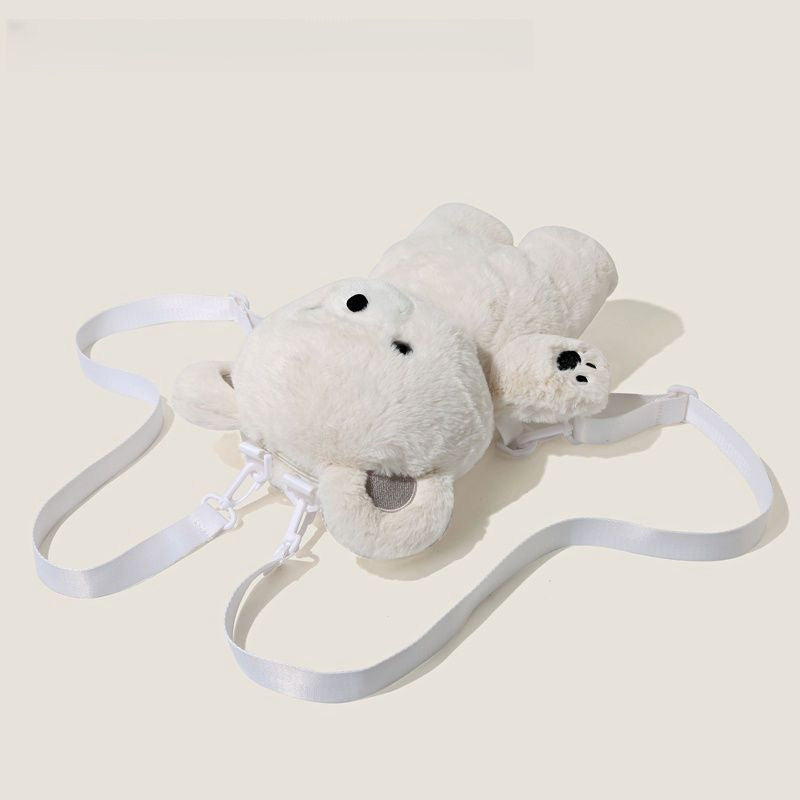 Cute White Bear Backpack