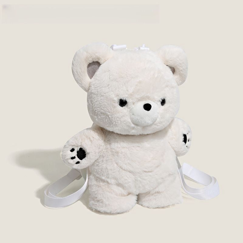 Cute White Bear Backpack