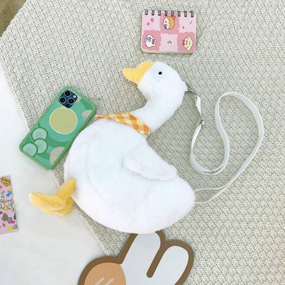 Cute Goose plush bag