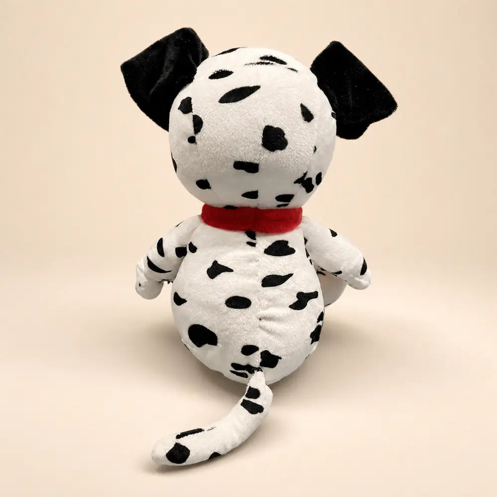 Dalmatian Heart Plush Dog Back View