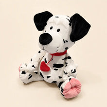 Dalmatian Heart Plush Dog Front Angle