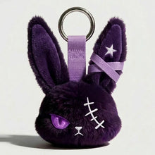 Deep Purple Bunny Head Stuffed Animal
