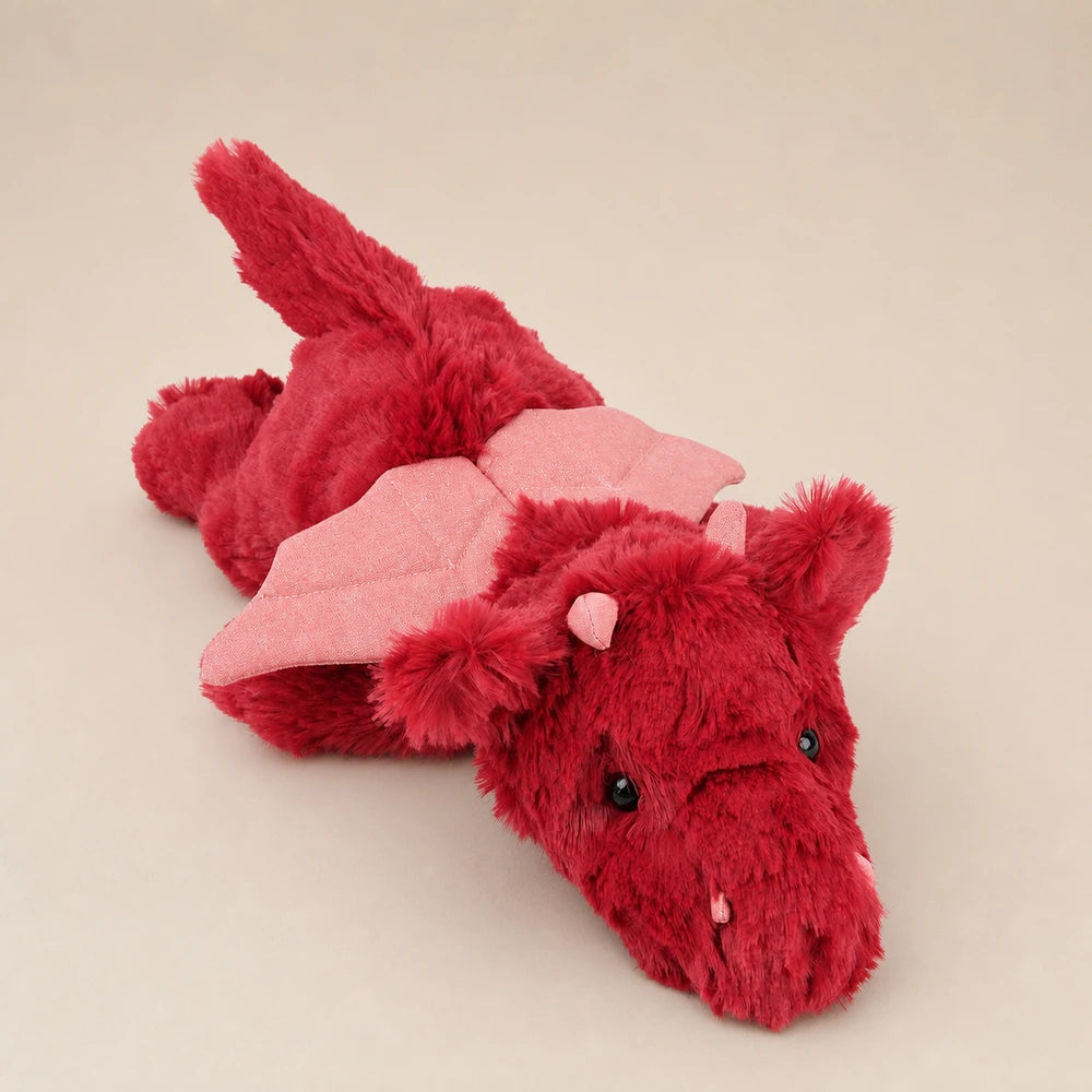 Red Dragon Plush Toy - Front View