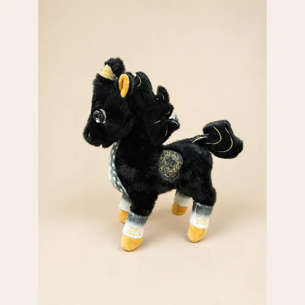 Black Celestial Qilin Plush – 29cm