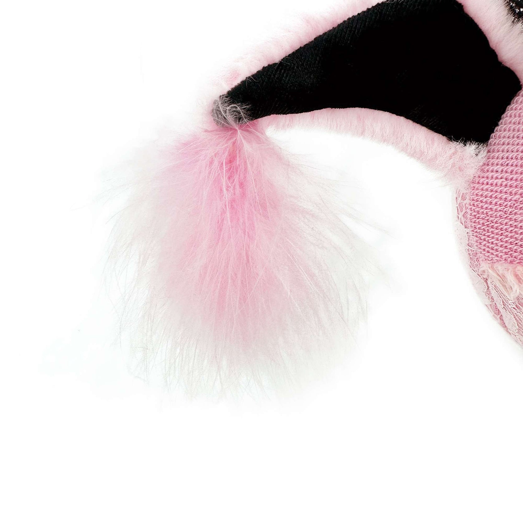 Pink Emo Bunny Stuffed Animal
