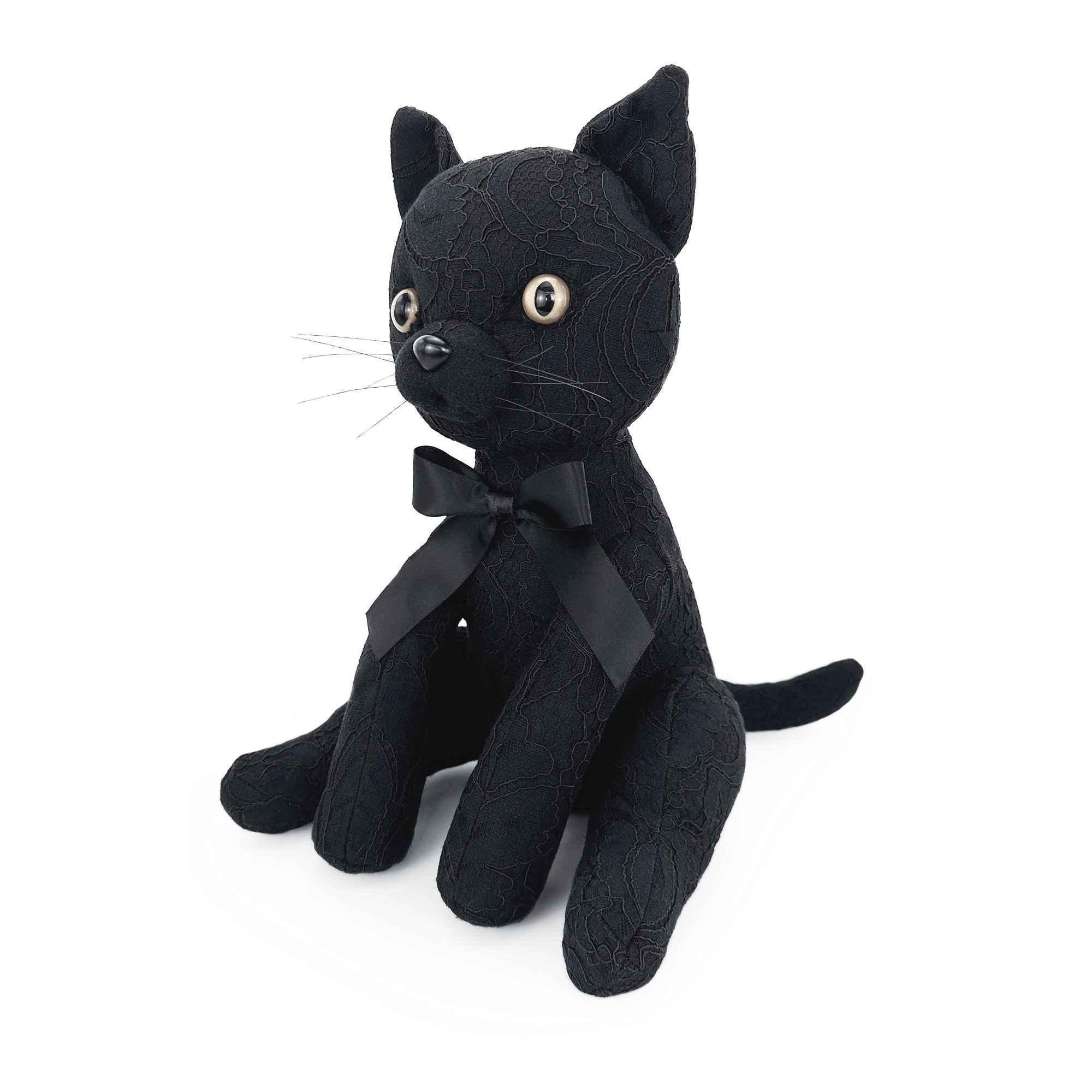 Large stuffed best sale black cat