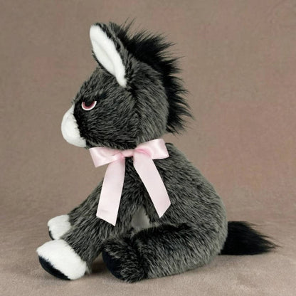 Emo Donkey with Pink Bow