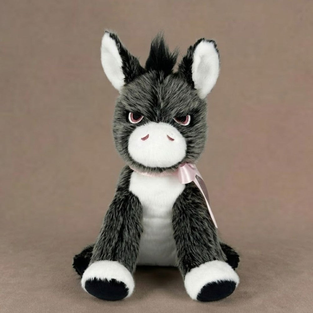 Emo Donkey with Pink Bow