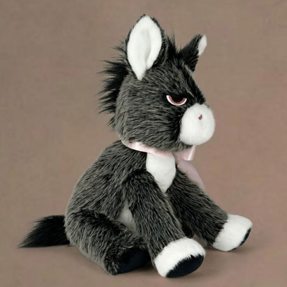 Emo Donkey with Pink Bow