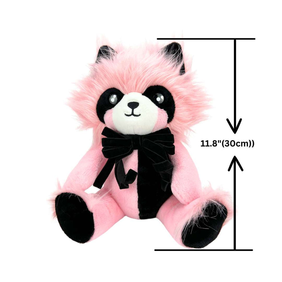 Emo Kawaii Pink Raccoon Stuffed Toy – PlushThis| Plushies & Stuffed Animals