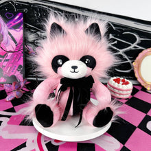 Pink raccoon plush toy Emo raccoon