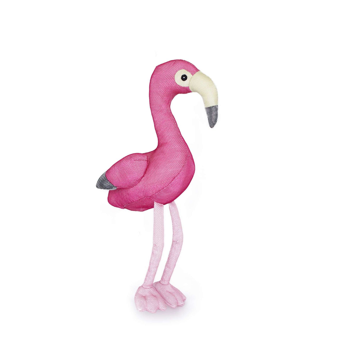 skinny body long legs side view flamingo stuffed animal PlushThis
