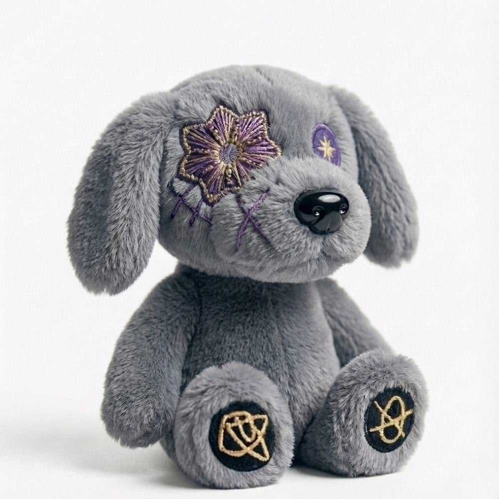 Folklore Punk Puppy Stuffed Animal