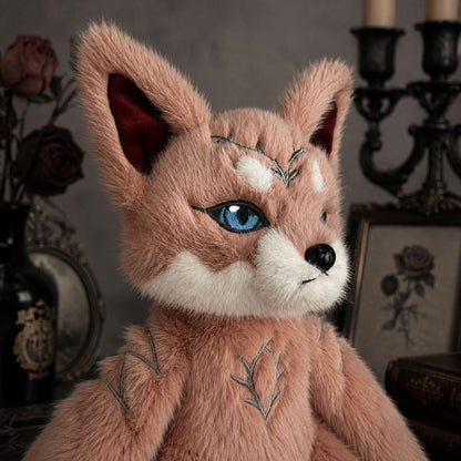 Peluche Renard Rose Vigne