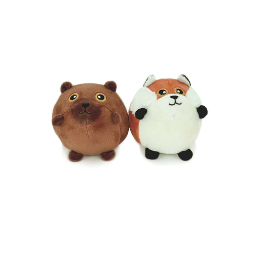 fox and squirre stuffed animal