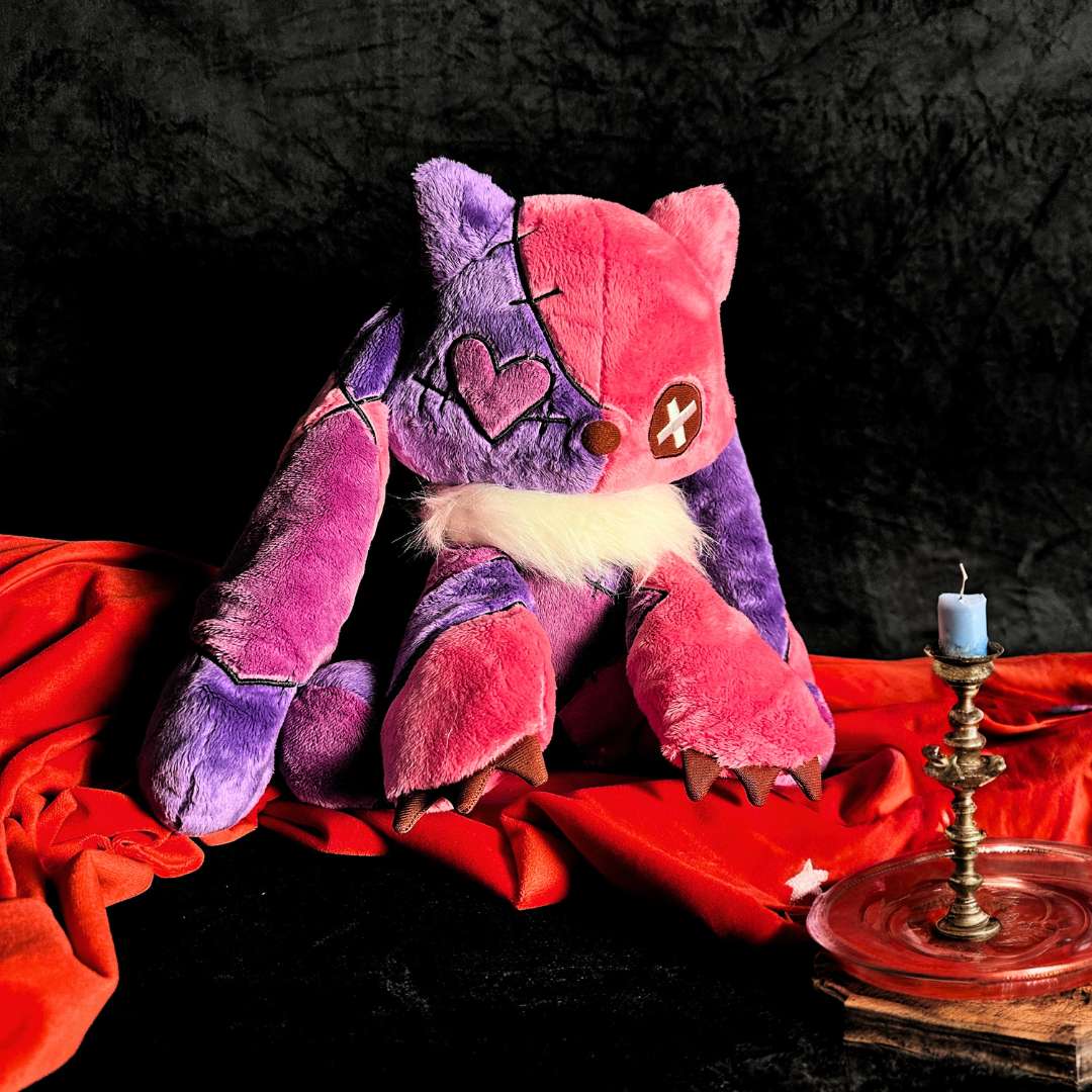 Emo Pink Bunny Foxy Plush – PlushThis| Plushies & Stuffed Animals