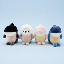 Fuzzy Baby Whale Plush – Four Colors Front View