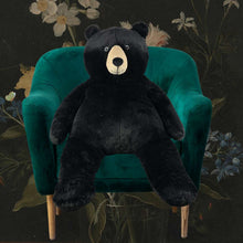 Giant black teddy bear