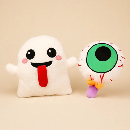 Ghost and Eyeball Halloween Plush Studio View