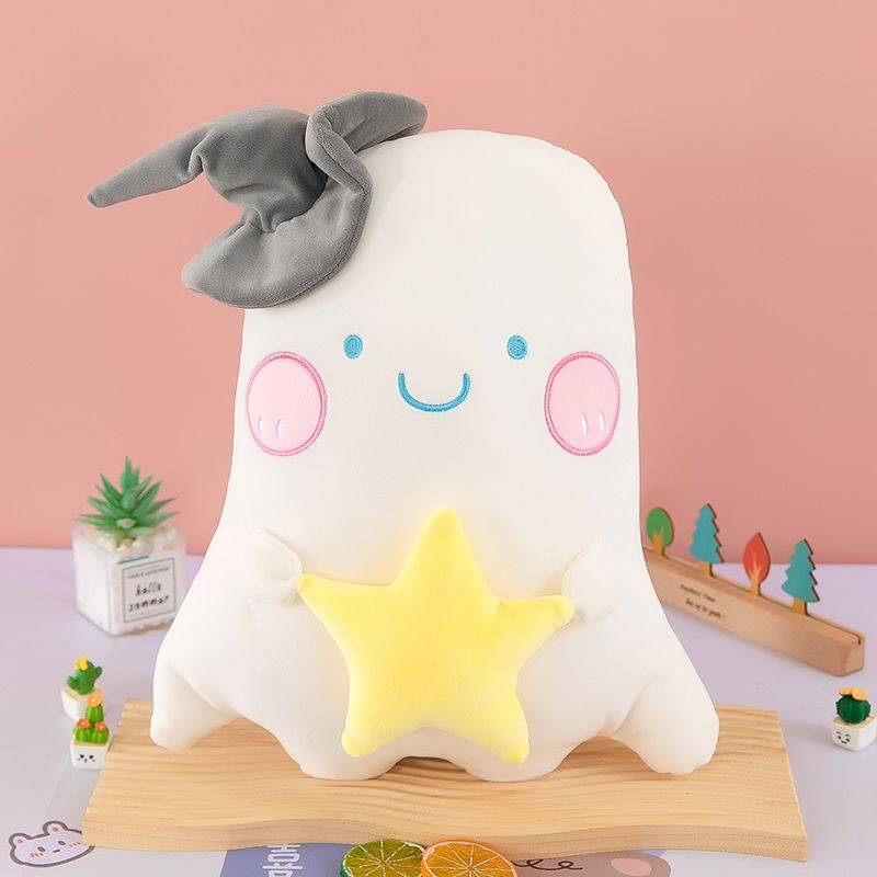 Cute Smile Ghost Pillow Plush Toy