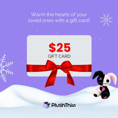 Stuffed animal gift card