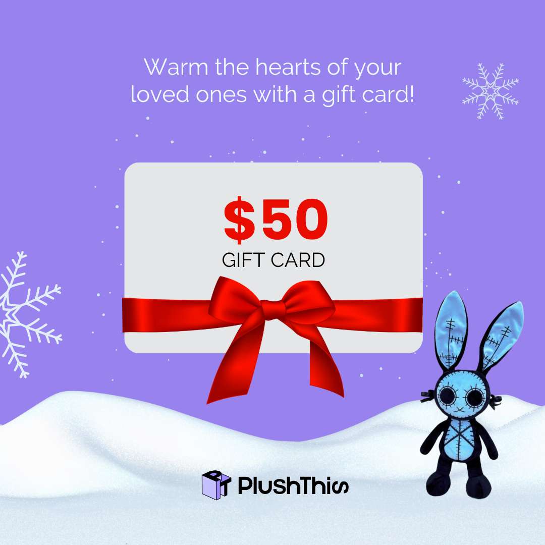 Stuffed animal gift card