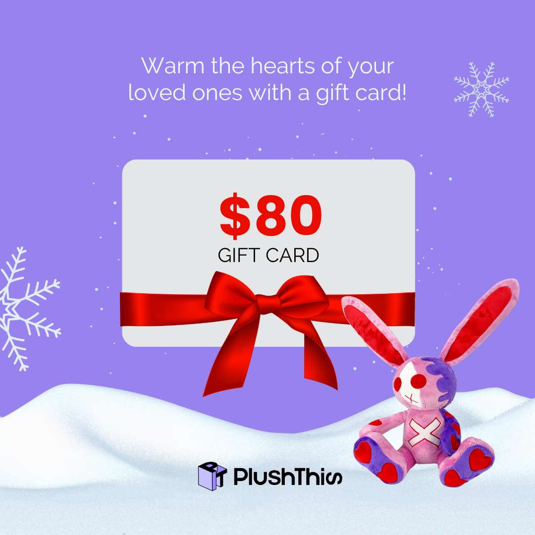 Stuffed animal gift card