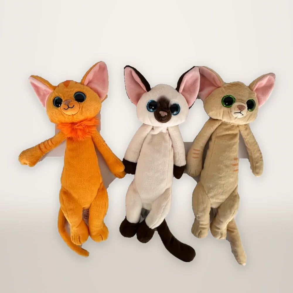 Glitter Eye Cat Trio Stuffed Animal