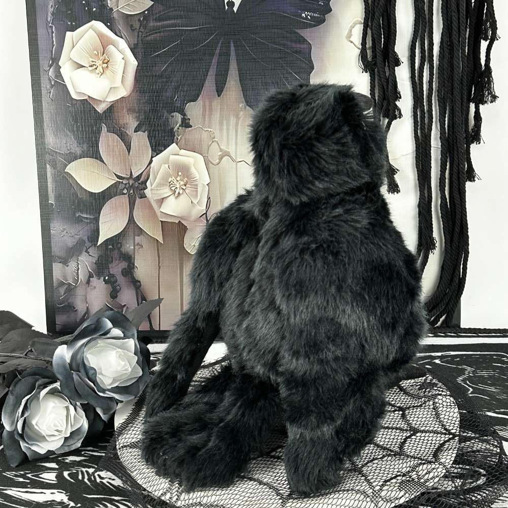 Black Goth Crow Stuffed Toy