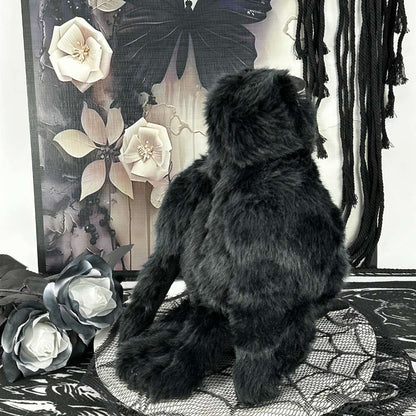 Black Goth Crow Stuffed Toy