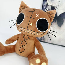 Goth Brown Smirk Cat Plush