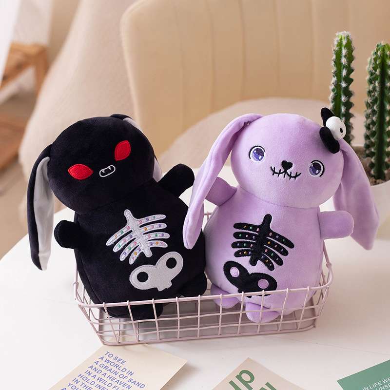 Goth Bunny & Dark Rabbit Plush | Spooky, Cute & Edgy Alternative Toys ...