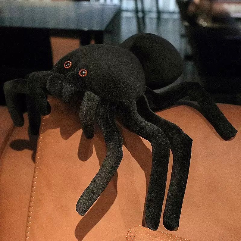 Black Gothic Spider Plush Toy
