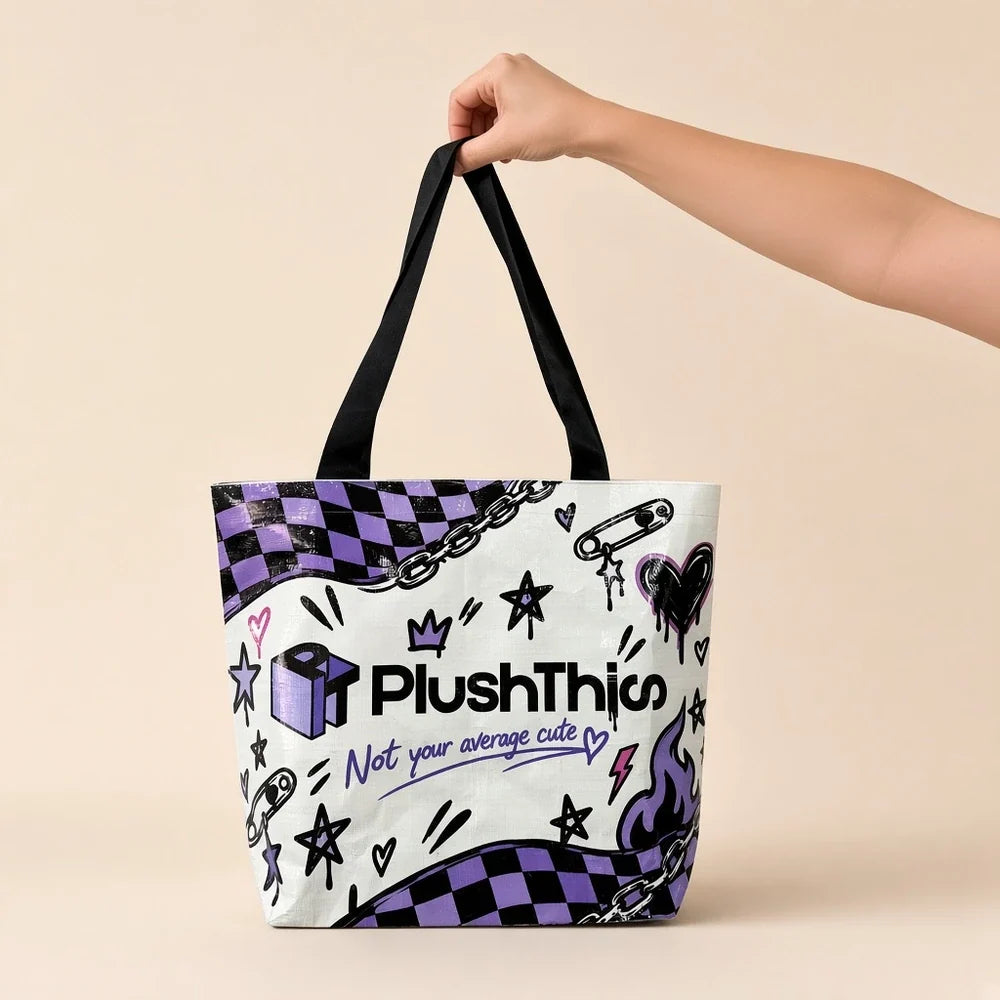 Gothic Cute Tote Bag Back View