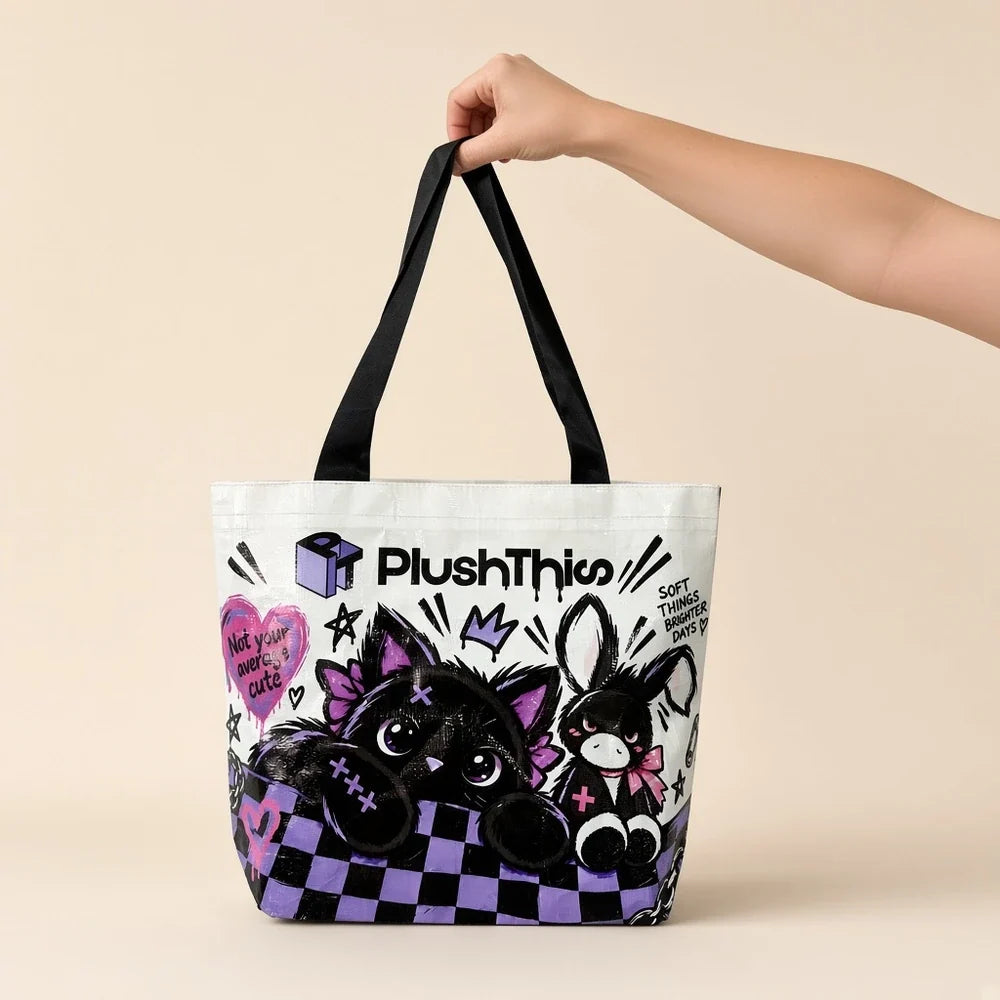 Gothic Cute Tote Bag Front View